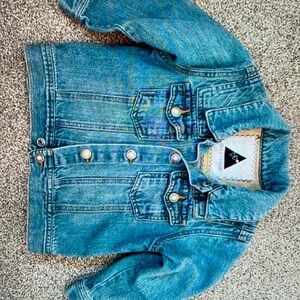 Gull & Marie unique custom southwestern toddler denim jacket